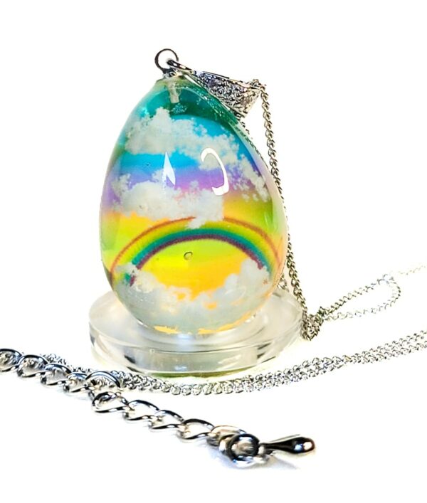 Pendentif goutte arc-en-ciel – Image 3