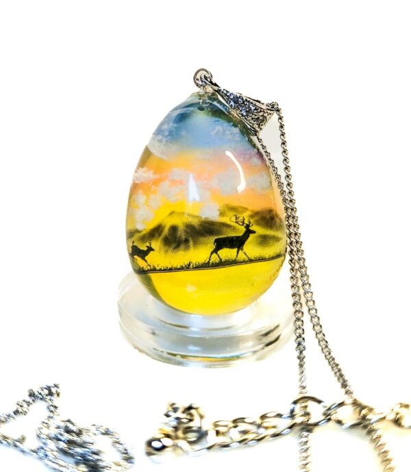 Pendentif goutte cerf – Image 2